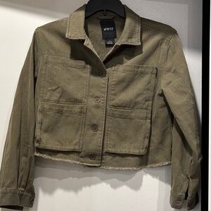 Olive Utility Jacket for Women